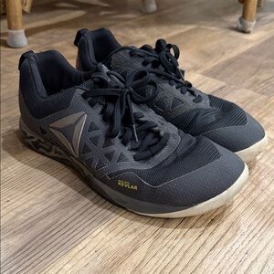 Reebok Men's Black and Gray Athletic Shoes Nano 6